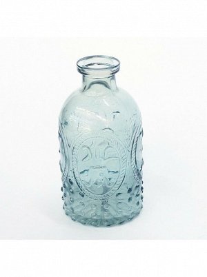 Бутыль Французская лилия стекло 6,5 х 12 см цвет темный циан