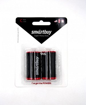 Батарея Smartbuy (соль) С02В блистер 2шт