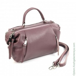 Женская кожаная сумка 1446-А Пурпл пурпурный