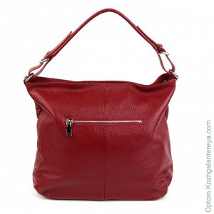 Женская кожаная сумка 1421-А Л.Вайн красный