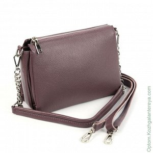 Женская кожаная сумка 1411-А Пурпл пурпурный