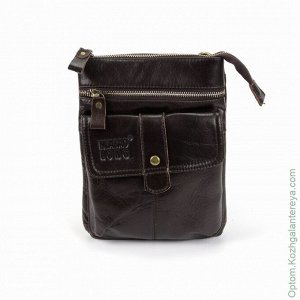 Мужская кожаная сумка 8135-1 Коричневый коричневый