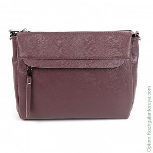 Женская кожаная сумка 1534-А Пурпл пурпурный