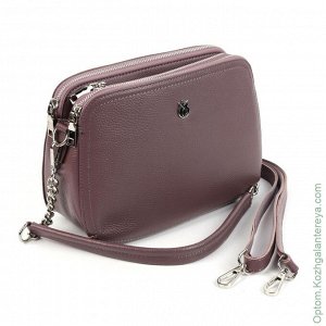 Женская кожаная сумка 1618-А Пурпл пурпурный