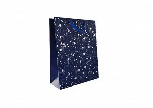Пакет бумажный "Звездное небо" 32х26х12см BK1048-В ВЭД