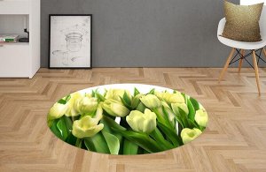 Design Studio 3D 3D Ковер «Тюльпаны с каплями росы»