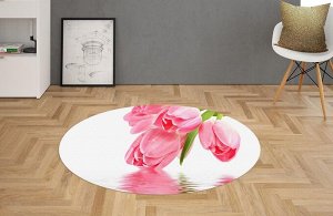 3D Ковер «Тюльпаны над водой»