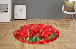 3D Ковер «Тюльпаны в лучах солнца»