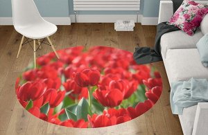 3D Ковер «Тюльпаны в лучах солнца»