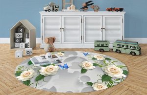 Design Studio 3D 3D Ковер «Розы с шестеренками »