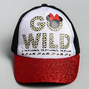 Disney Кепка детская &quot;Go wild&quot; Минни Маус, р-р 52-56