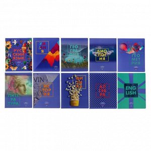 Комплект предметных тетрадей 48 листов "Твоя мечта", 10 предметов, обложка мелованный картон, матовая ламинация, блок офсет