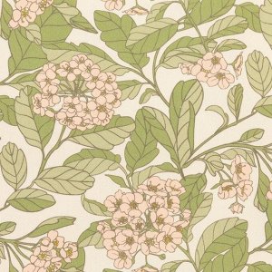 Дорожка на стол Этель Spring garden 40*149см, 100% хлопок, саржа 190 г/м*, зелёная/розовая