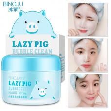 Кислородная Маска для лица BINGJU Lazy Pig Bubble Clean Mask 100 г