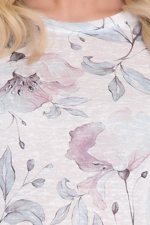 Блузка Блузка из комфортного трикотажного полотна свободного силуэта.
30% вискоза 65% п/э,5% эластан