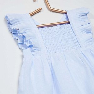 Нарядное платье и трусики - синий
