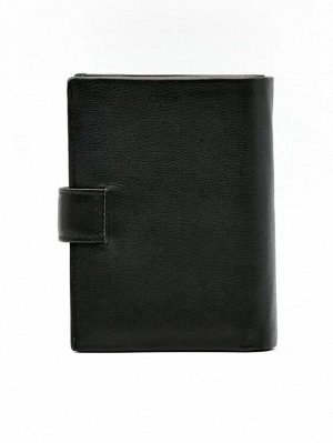 Мужское кожаное портмоне для документов и денег с RFID защитой