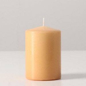 Свеча - цилиндр ароматическая "Персик", 5,6х8 см 4723643