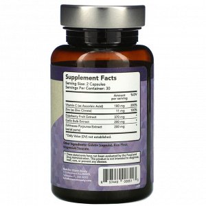 Vitamin Bounty, Elderberry Immune Support, 961 mg, 60 Capsules