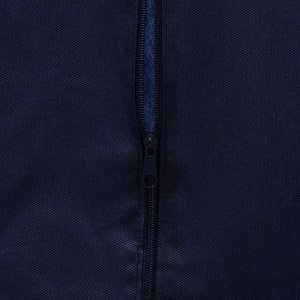 Чехол для одежды с окном, 60x140 см, спанбонд, цвет синий