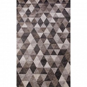 Ковёр прямоугольный Matrix d578, размер 240x340 см, цвет gray-brown