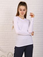 Лонгслив &quot;Ульяна&quot; белый