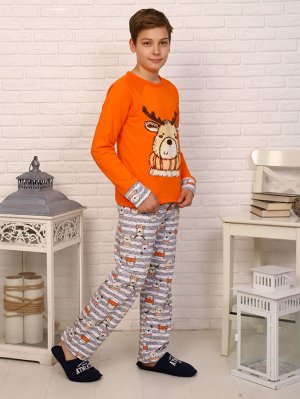 Пижама Состав: Хлопок 100 %; Материал: Футер двухнитка начес
Яркая и теплая пижама на мальчика, состоит из кофты и брюк.
Такая модель подойдет как домашний костюм!