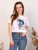 Футболка &quot;Мелодия&quot; синий