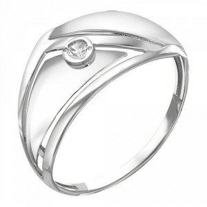 Кольцо из серебра с фианитом 90-01-6742-00