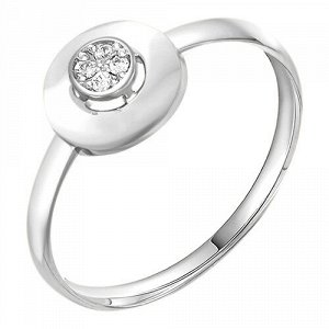Кольцо из серебра с фианитом 90-01-6774-00