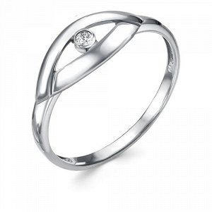Кольцо из серебра с фианитом 90-51-0035-00