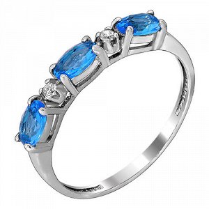 Серебряное кольцо с фианитом 90-01-5227-02