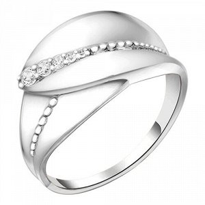 Серебряное кольцо с фианитом 90-01-6493-00