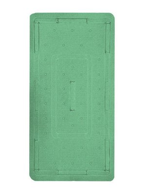 Коврик для ванны с присосками "Спа" 37х70 см (зеленый)