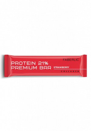 Протеиновый батончик Protein Premium Bar со вкусом клубники