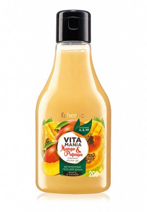 Гель для душа витаминный «Манго и папайя» Vitamania