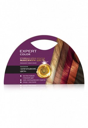 Карта тонов cтойкой крем-краски для волос «Максимум цвета» Expert Сolor