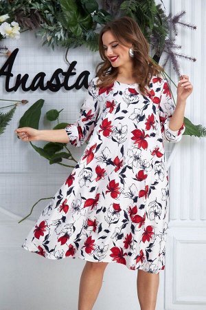 Платье Anastasia 590 молочный