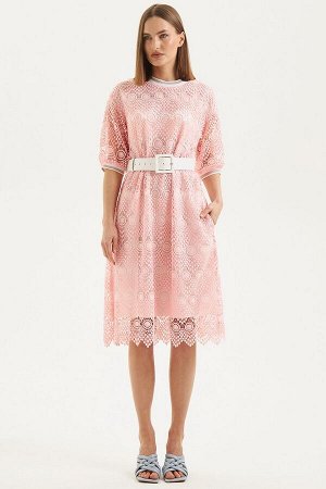 Платье Moveri by Larisa Balunova M5097D розовый