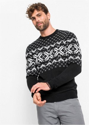 Пуловер с норвежск