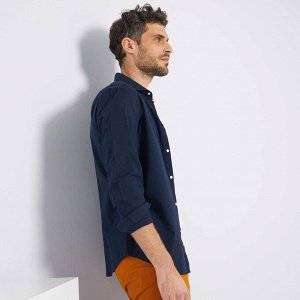 Узкая рубашка Eco conception - темно-синий