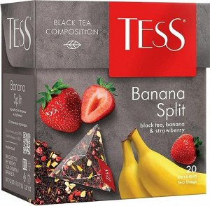 Tess Banana Split фруктовый чай в пирамидках, 20 шт