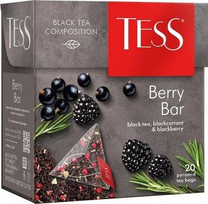Tess Berry Bar ароматизированный чай в пакетиках, 20 шт