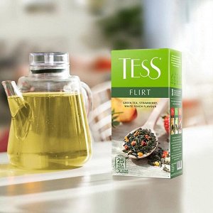 Tess Flirt зеленый чай в пакетиках, 25 шт