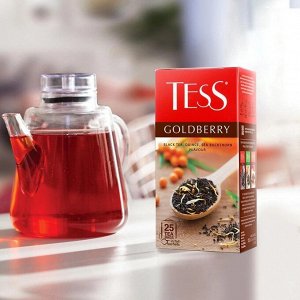 Tess Goldberry черный чай в пакетиках, 25 шт