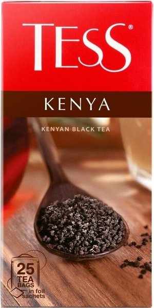 Чай в пакетиках Tess Kenya, черный, 25 шт