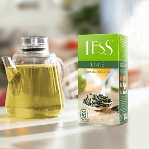 Tess Lime зеленый чай в пакетиках, 25 шт