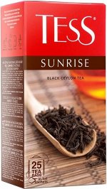 Tess Sunrise черный чай в пакетиках, 25 шт