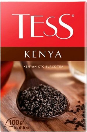 Чай листовой Tess Kenya, черный, гранулированный, 100 г