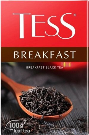 Чай листовой Tess Breakfast, черный, 100 г